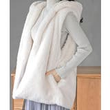 フェイクファーフードベスト | rps | 詳細画像5 