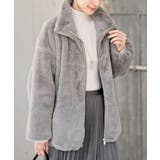 モカ | フェイクファースタンドコート | rps