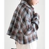 起毛チェックショート丈シャツ | rps | 詳細画像25