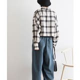起毛チェックショート丈シャツ | rps | 詳細画像4