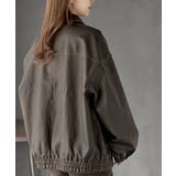 フェイクレザーステンカラーブルゾン | rps | 詳細画像20 