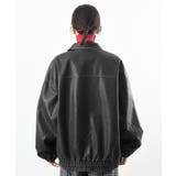フェイクレザーステンカラーブルゾン | rps | 詳細画像27 