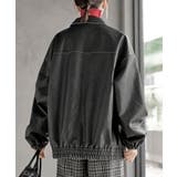 フェイクレザーステンカラーブルゾン | rps | 詳細画像4 