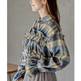 起毛チェックフリルシャツ | rps | 詳細画像23 