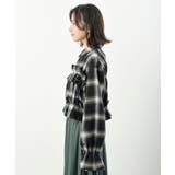 起毛チェックフリルシャツ | rps | 詳細画像26 