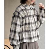 アイボリー | 起毛チェックシャーリングシャツ | rps