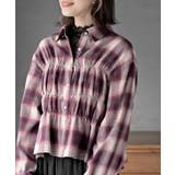 ボルドー | 起毛チェックシャーリングシャツ | rps