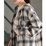 起毛チェックフーディーＢＩＧシャツ | rps | 詳細画像7 