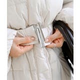 ベルト付き中綿フードフェイクファーミドルコート | rps | 詳細画像12