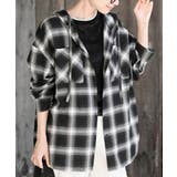 ブラック | フードビックチェックシャツ | rps