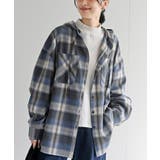 ブルー | フードビックチェックシャツ | rps