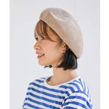 モカ | リネンニットベレー帽 | rps