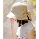 Lベージュ | ウォッシャブルバックリボンハット | rps