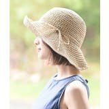 ベージュ | 手編みつば広ペーパーハット | rps