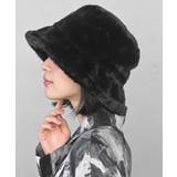 ブラック | フェイクファーバケットハット | rps