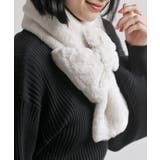 リボンフェイクファーマフラー | rps | 詳細画像4 