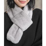 リブ編みニット×フェイクファーマフラー | rps | 詳細画像4 