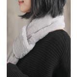 リブ編みニット×フェイクファーマフラー | rps | 詳細画像6 