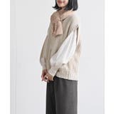 リブ編みニット×フェイクファーマフラー | rps | 詳細画像9 