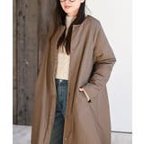 中綿ノーカラーロングコート | rps | 詳細画像21 