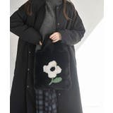 花モチーフフェイクファーバッグ | rps | 詳細画像7
