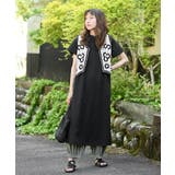 カギ針ベスト×Ｔシャツワンピースアンサンブル | rps | 詳細画像2 