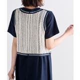 カギ針ベスト×Ｔシャツワンピースアンサンブル | rps | 詳細画像29 
