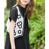 カギ針ベスト×Ｔシャツワンピースアンサンブル | rps | 詳細画像7 