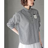 ブラック | 多釦キャットシャツ | rps