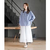 リブ使いブラウス | rps | 詳細画像2