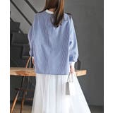 リブ使いブラウス | rps | 詳細画像4