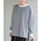 ブラック | リブ使いブラウス | rps