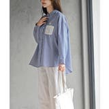 カワウソ多釦バンドカラーワイドシャツ | rps | 詳細画像28 