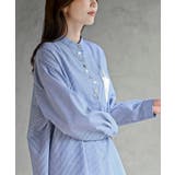 カワウソ多釦バンドカラーワイドシャツ | rps | 詳細画像34 