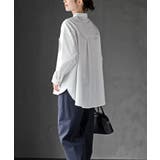 カワウソ多釦バンドカラーワイドシャツ | rps | 詳細画像4 