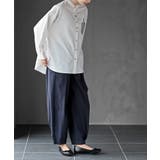 カワウソ多釦バンドカラーワイドシャツ | rps | 詳細画像5 