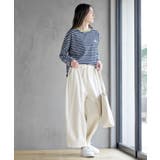 ワンポイント刺繍ボーダー配色カットソー | rps | 詳細画像18