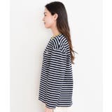 ワンポイント刺繍ボーダー配色カットソー | rps | 詳細画像27