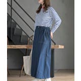 ワンポイント刺繍ボーダー配色カットソー | rps | 詳細画像4