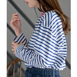 ワンポイント刺繍ボーダー配色カットソー | rps | 詳細画像8