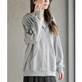 杢グレー | キャットスリーブミニ裏毛パーカー | rps