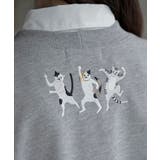 ブラブラキャットミニ裏毛Ｖネックカーディガン | rps | 詳細画像18 