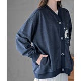 ブラブラキャットミニ裏毛Ｖネックカーディガン | rps | 詳細画像23 