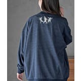 ブラブラキャットミニ裏毛Ｖネックカーディガン | rps | 詳細画像24 