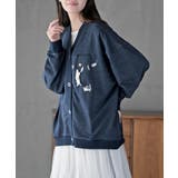 ブラブラキャットミニ裏毛Ｖネックカーディガン | rps | 詳細画像26 