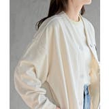 ブラブラキャットミニ裏毛Ｖネックカーディガン | rps | 詳細画像7 