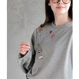 気球キャット刺繍ミニ裏毛プルオーバー | rps | 詳細画像13 
