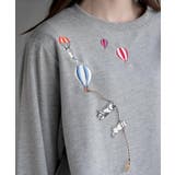 気球キャット刺繍ミニ裏毛プルオーバー | rps | 詳細画像17 