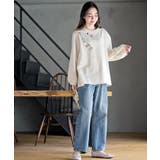 気球キャット刺繍ミニ裏毛プルオーバー | rps | 詳細画像2 