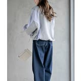 無地×ストライプ切替ミニ裏毛ドロストプルオーバー | rps | 詳細画像12 